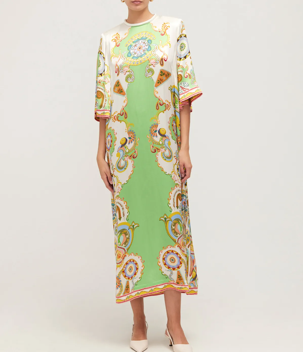 Pinball Midi Dress In Multi