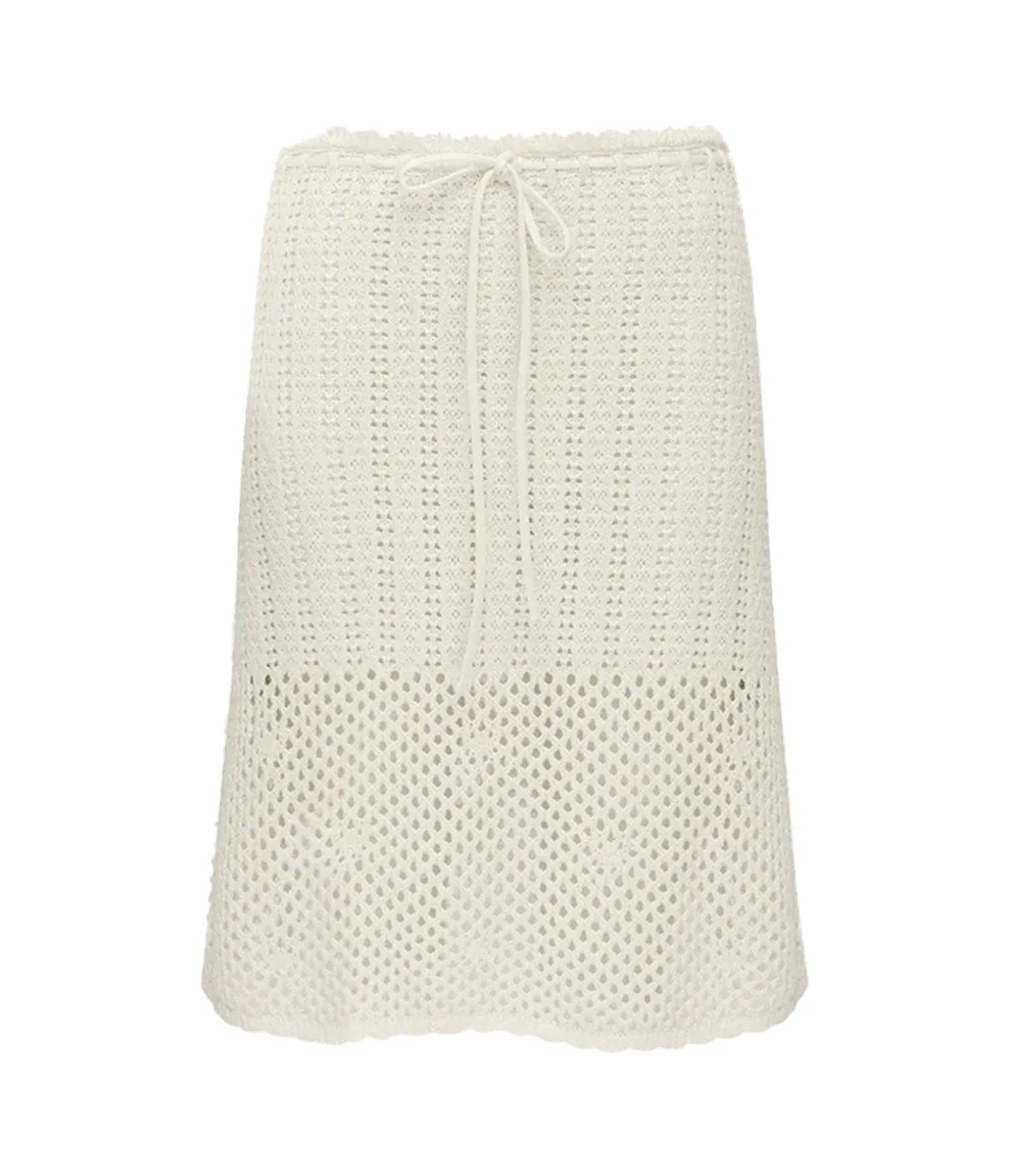 Pointelle Midi Skirt In Fleur