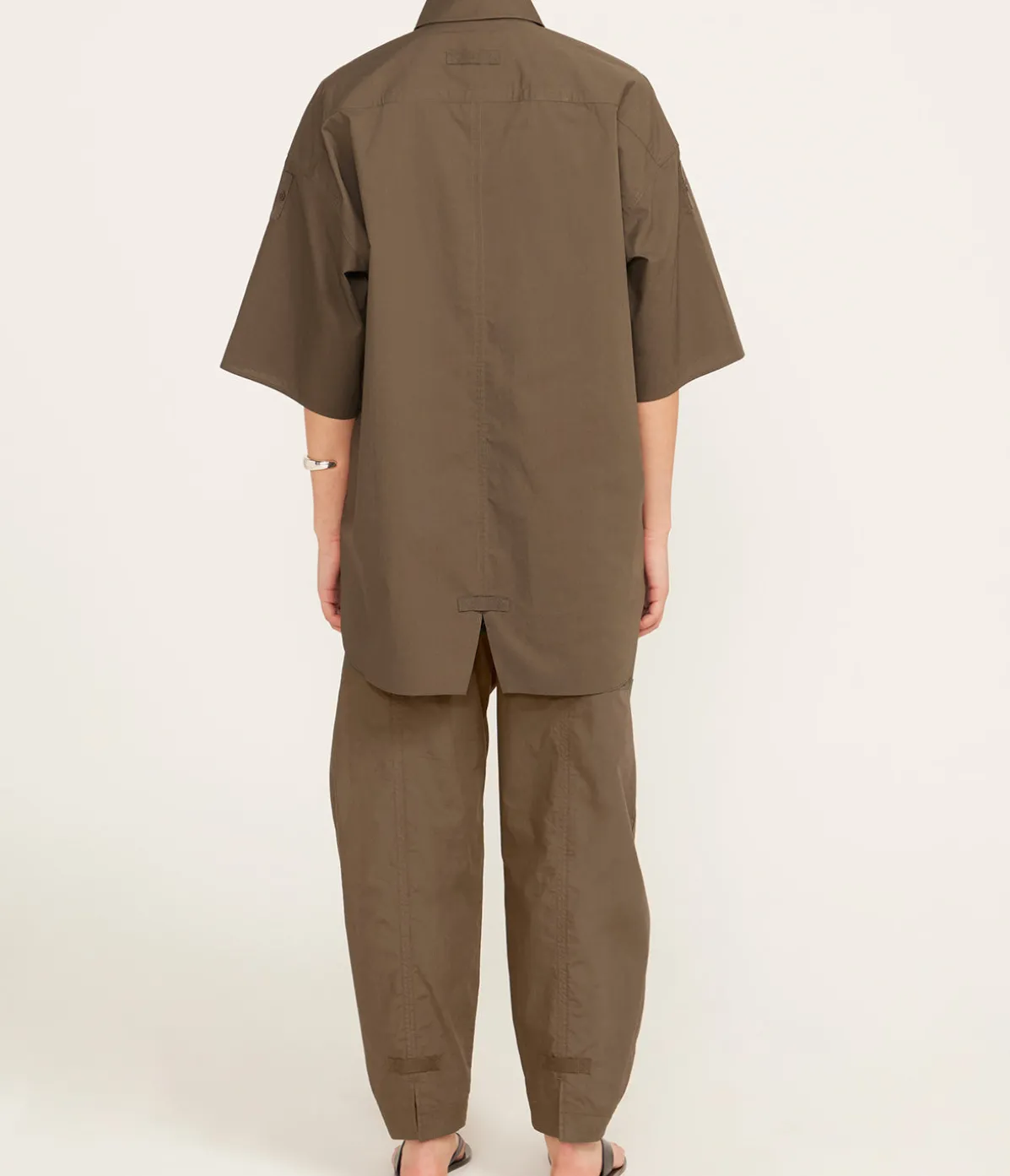 Poplin Shirt In Olive