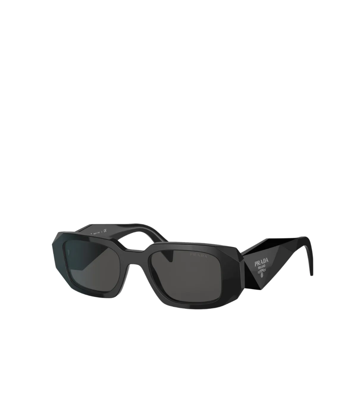Prada Symbole Slim Sunglasses In Black