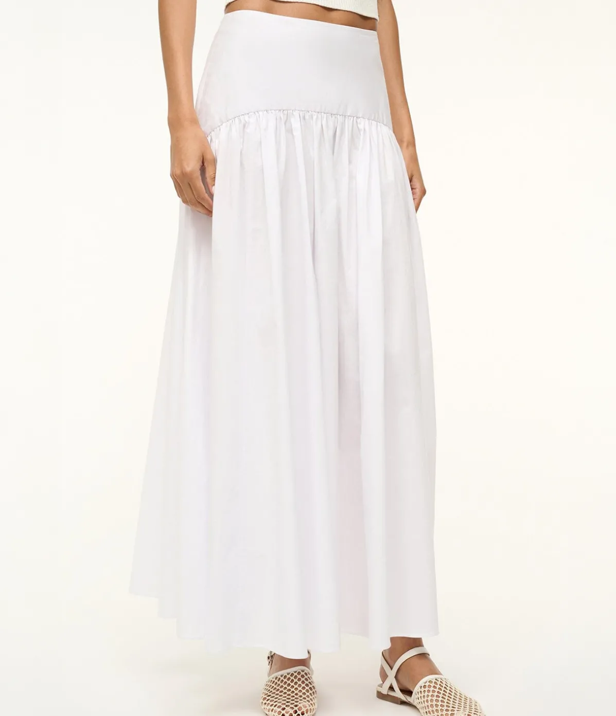 Procida Maxi Skirt In White