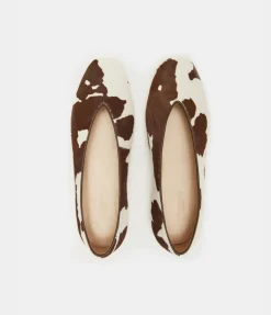 Regency Calf Hair Slipper In Cow