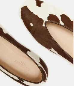 Regency Calf Hair Slipper In Cow
