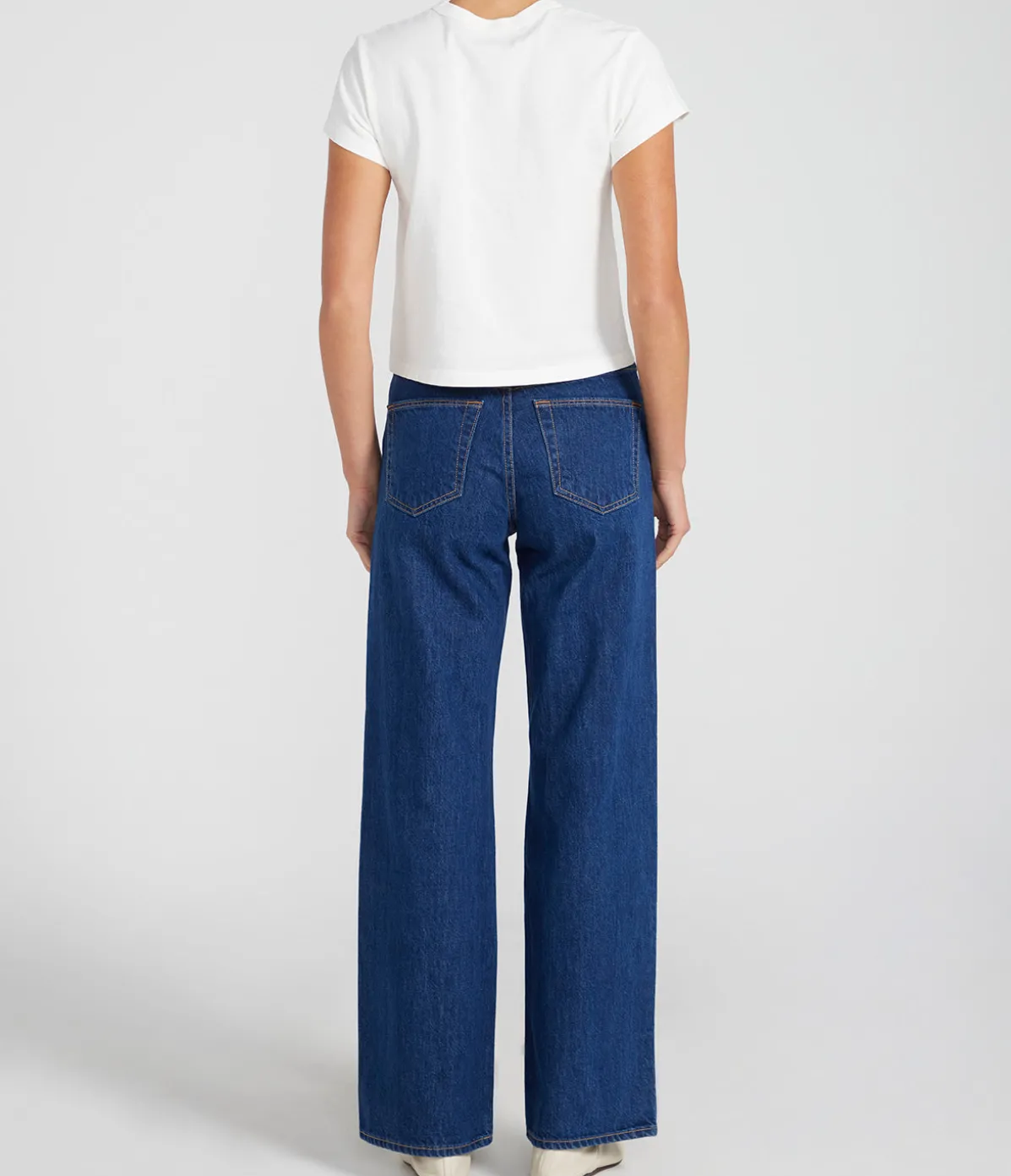 Regular Midweight Tee In Natural White