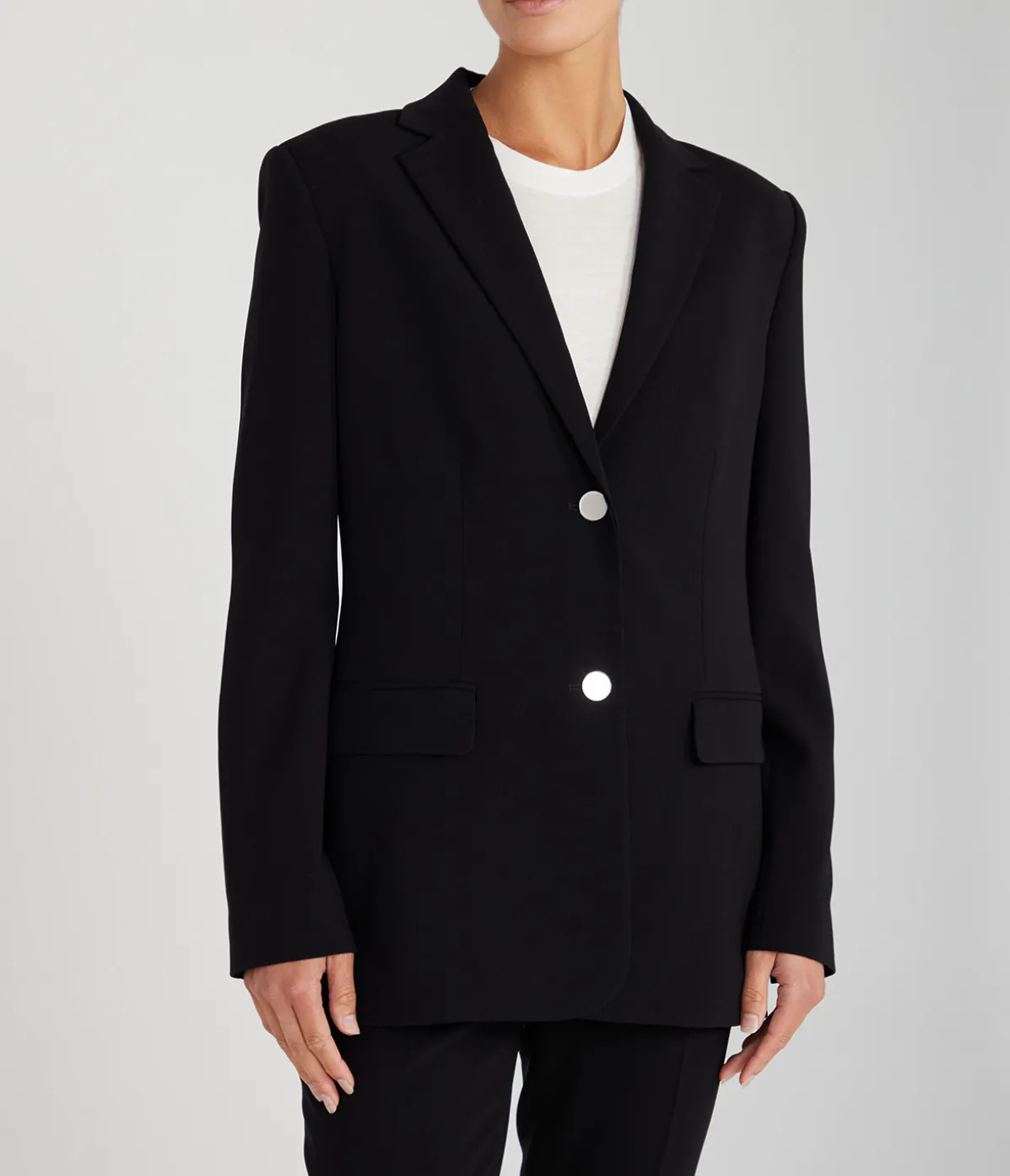 Relaxed Blazer In Black