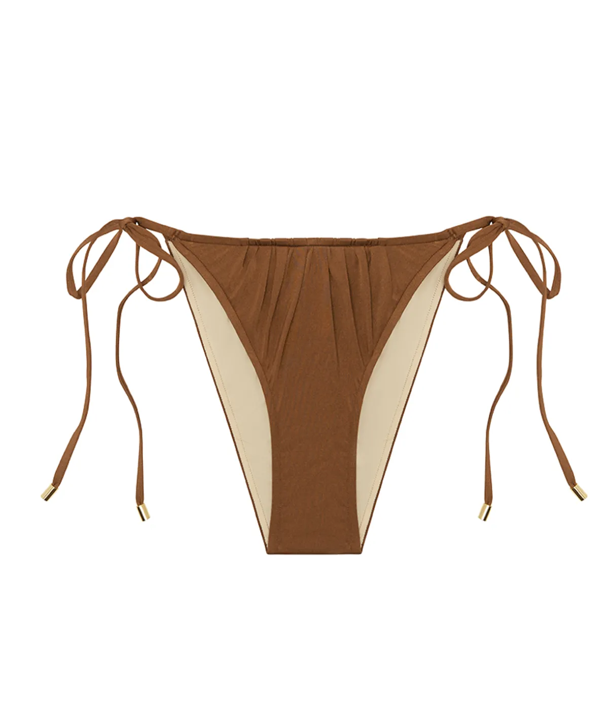 Ruched String Pant In Maple