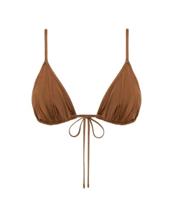 Ruched String Tri In Maple