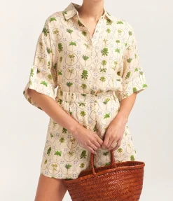 Rummy Shorts In Tropical Palms