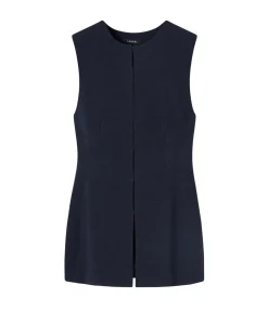 Ryde Sleeveless Jacket In Midnight
