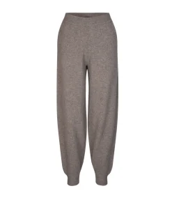 Sacharlotte Knit Pants In Grey Blue Melange