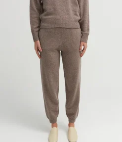 Sacharlotte Knit Pants In Grey Blue Melange