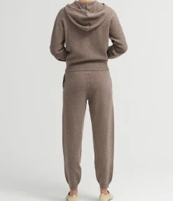 Sacharlotte Knit Pants In Grey Blue Melange