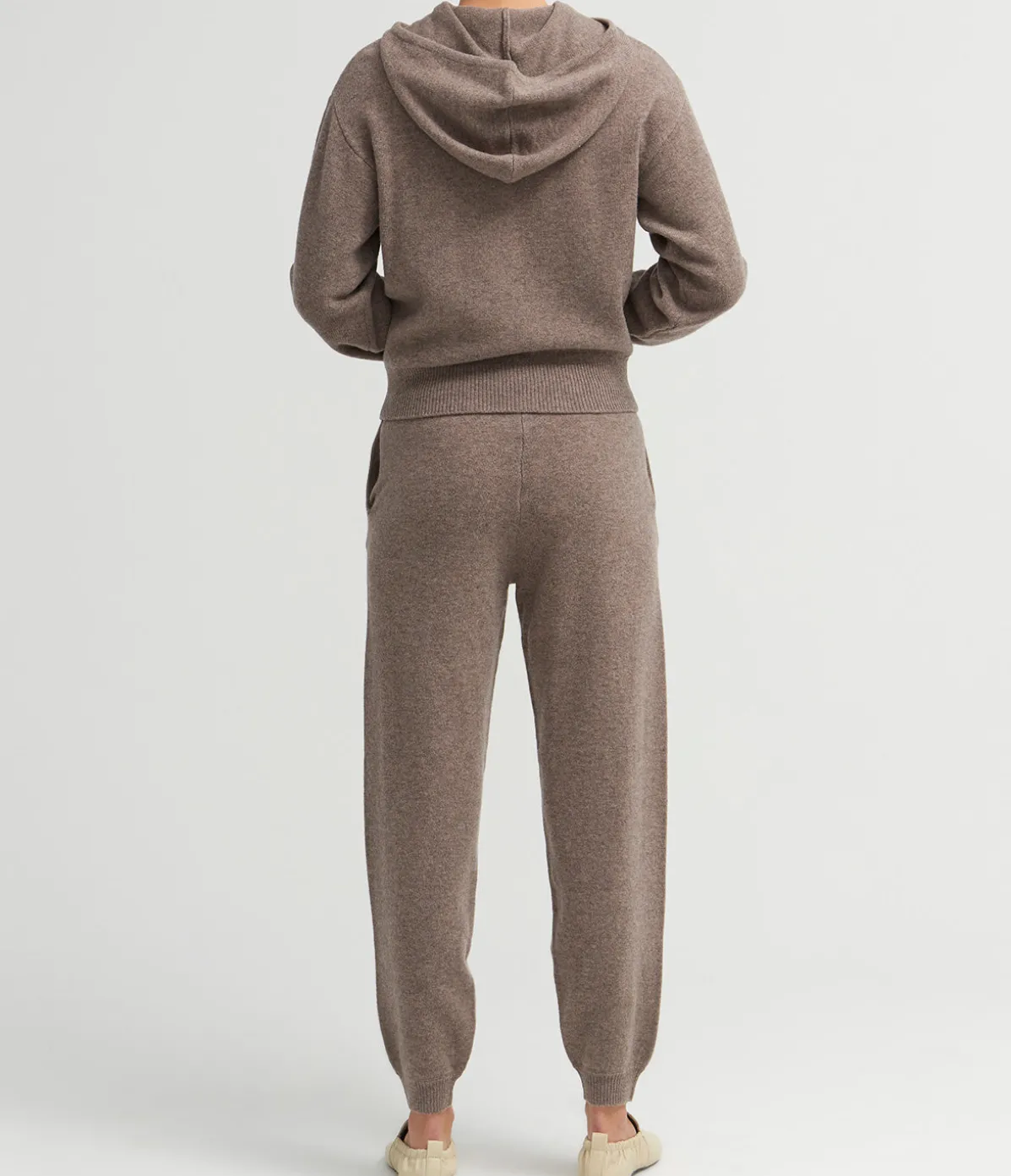 Sacharlotte Knit Pants In Grey Blue Melange