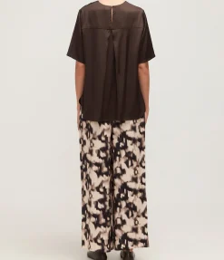 Sahelena Wide Leg Pants In Animalier