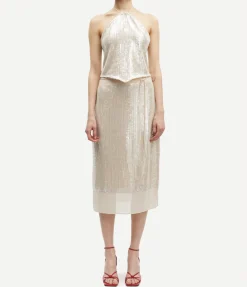 Salike Skirt In Clear Cream