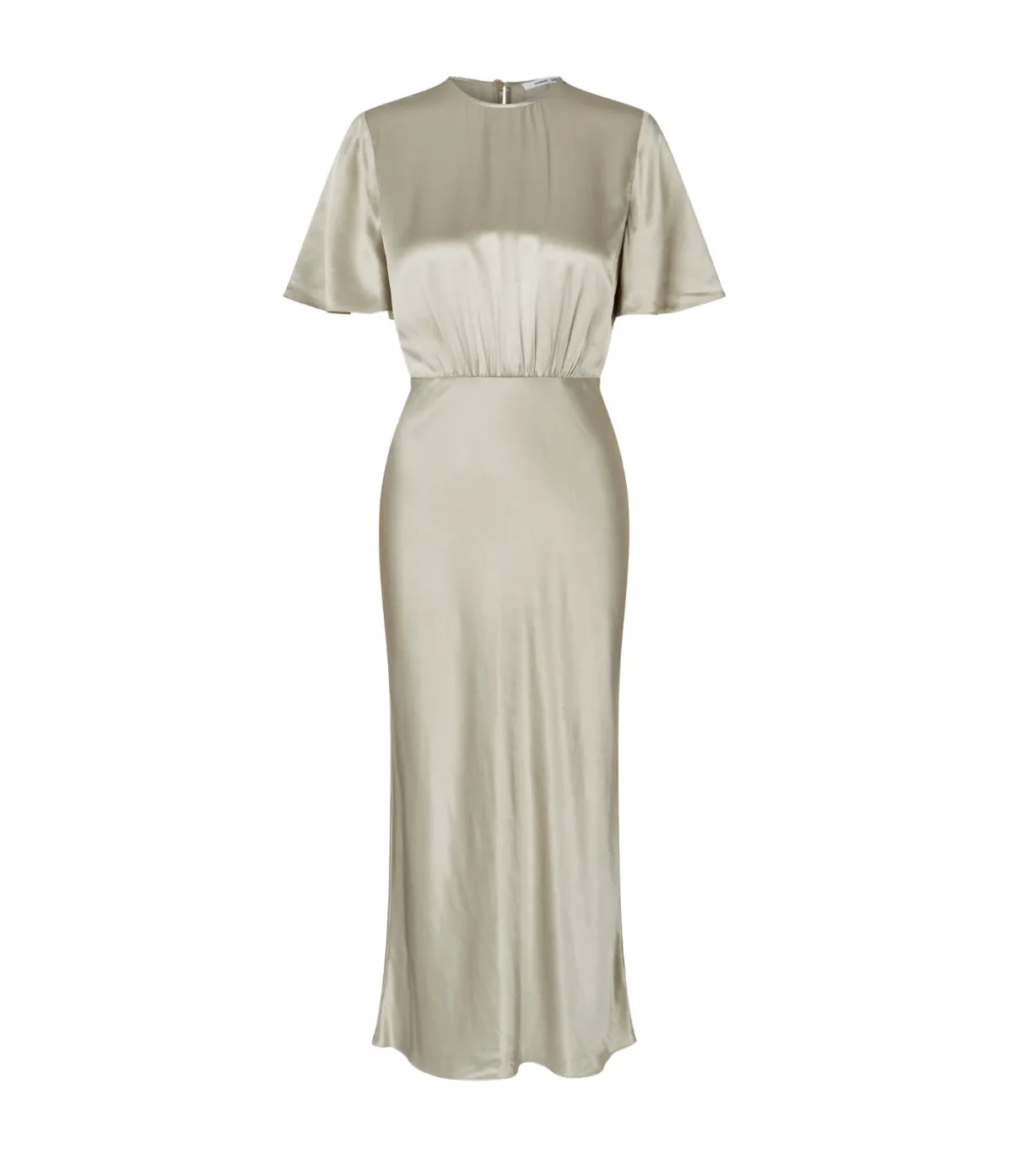 Salucinda Short Sleeve Dress In Abbey Stone