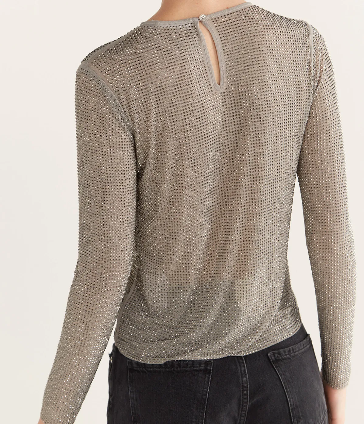 Samagda Dimante Top In Light Grey