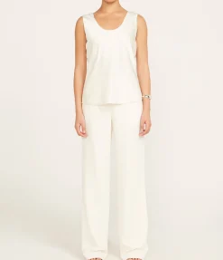 Sasumma Scoop Neck Top In Solitary Star