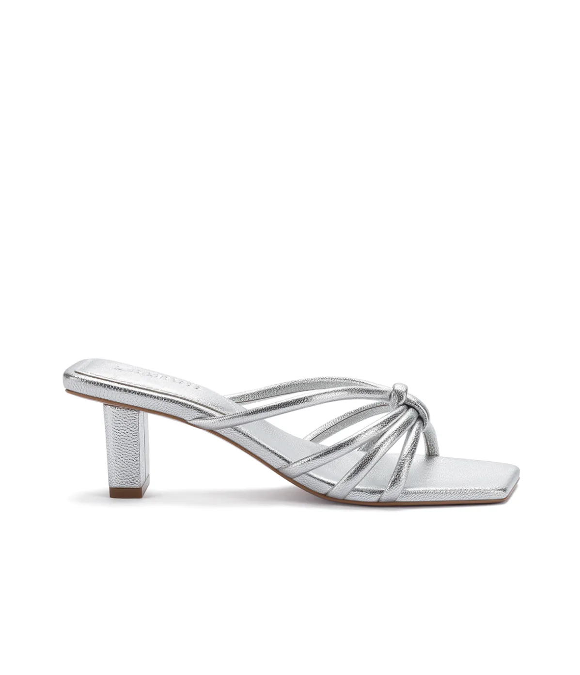 Savanna Mid Mule In Silver