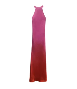 Savona Maxi Dress In Ombre Pink