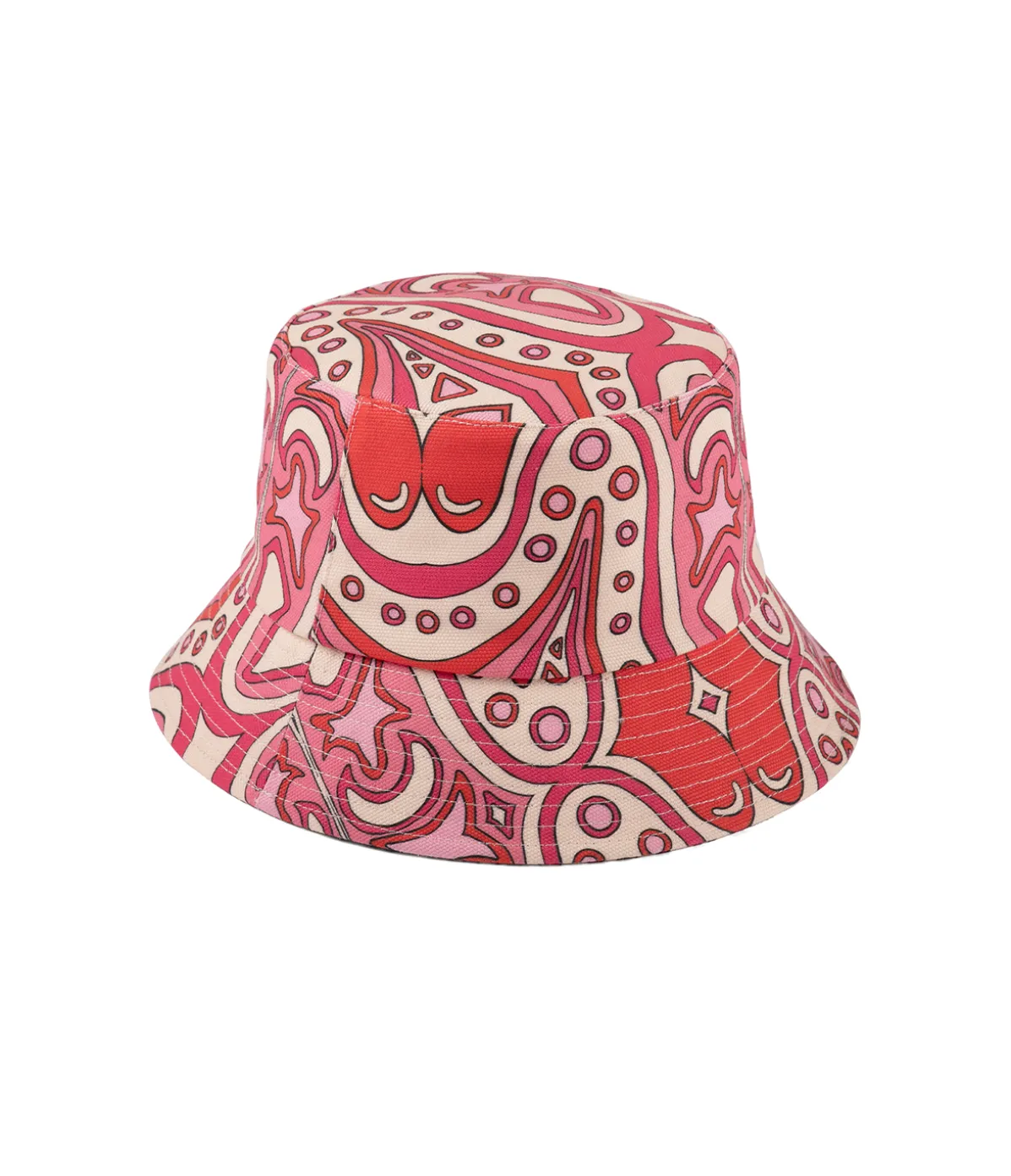 Shore Bucket Hat In Retro Pink