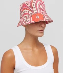 Shore Bucket Hat In Retro Pink