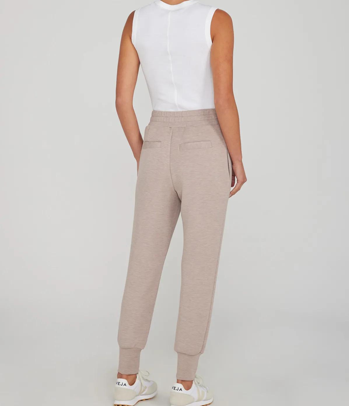 Slim Cuff 25 Pant In Taupe Marle