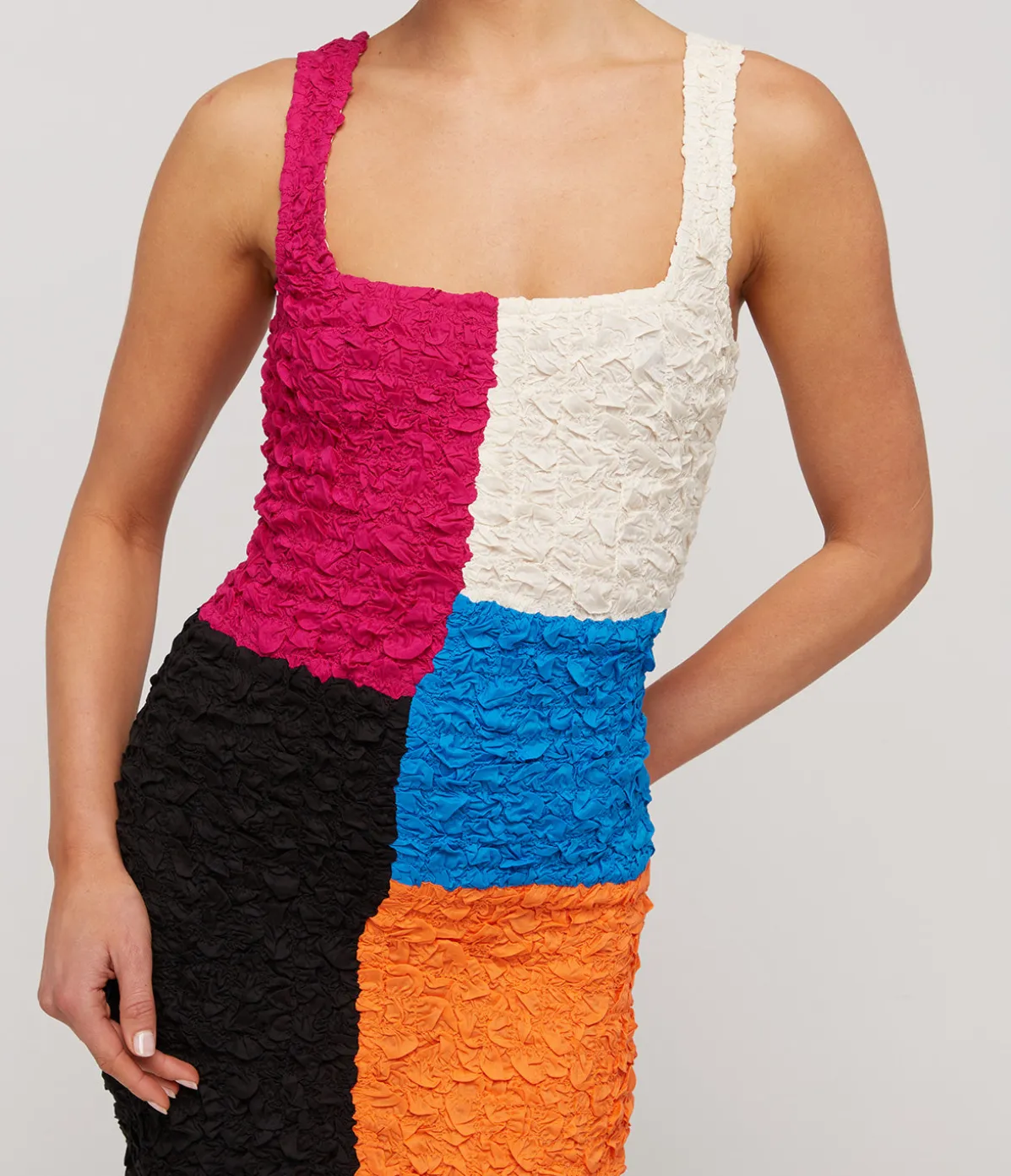 Sloan Midi Dress In Multicolour