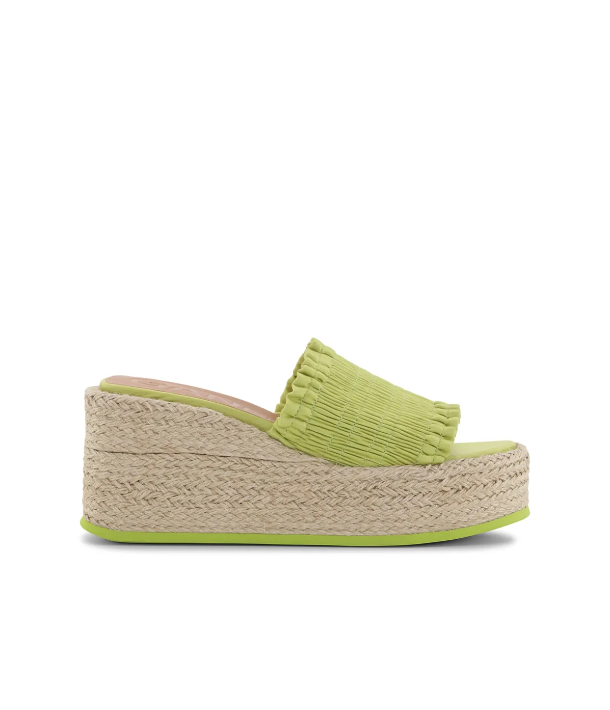 Smock Espadrille Wedge Sandal In Tender Shoots