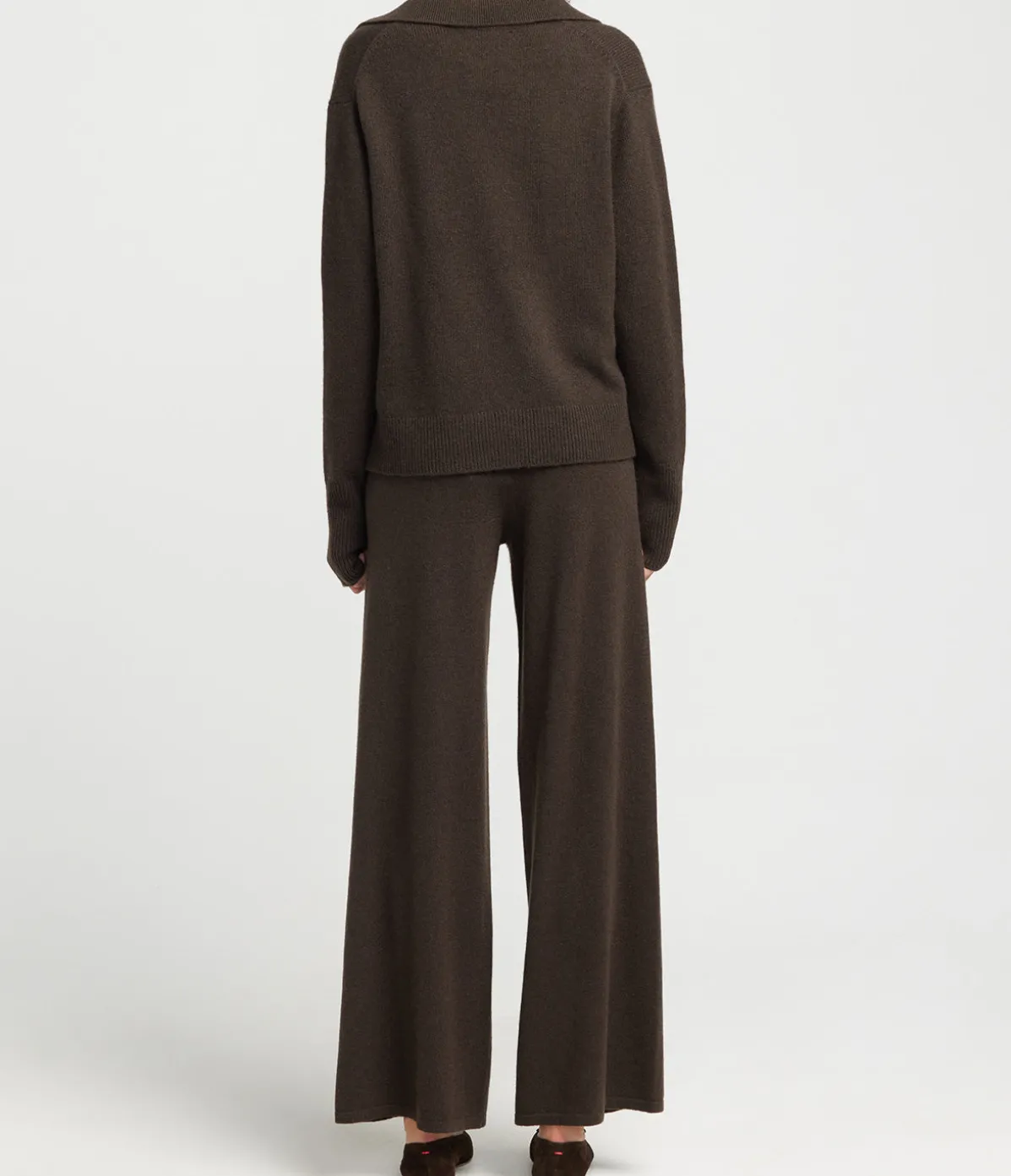 Sofi Wide Leg Trouser In Wood