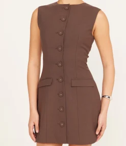 Sofia Dress In Chocolate