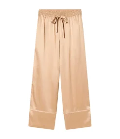 Stella Silk Satin PJ Pant In Honey