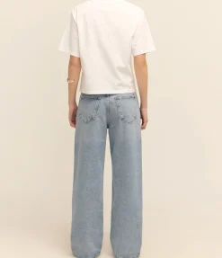 Sulma Drop Shoulder Tee In White