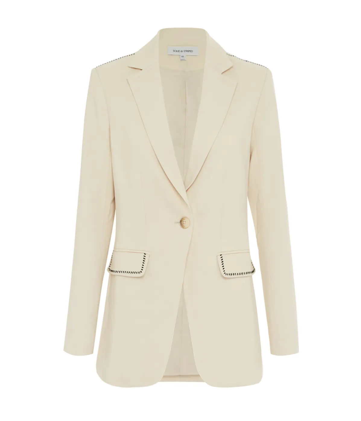 The Harlow Blazer In Clay