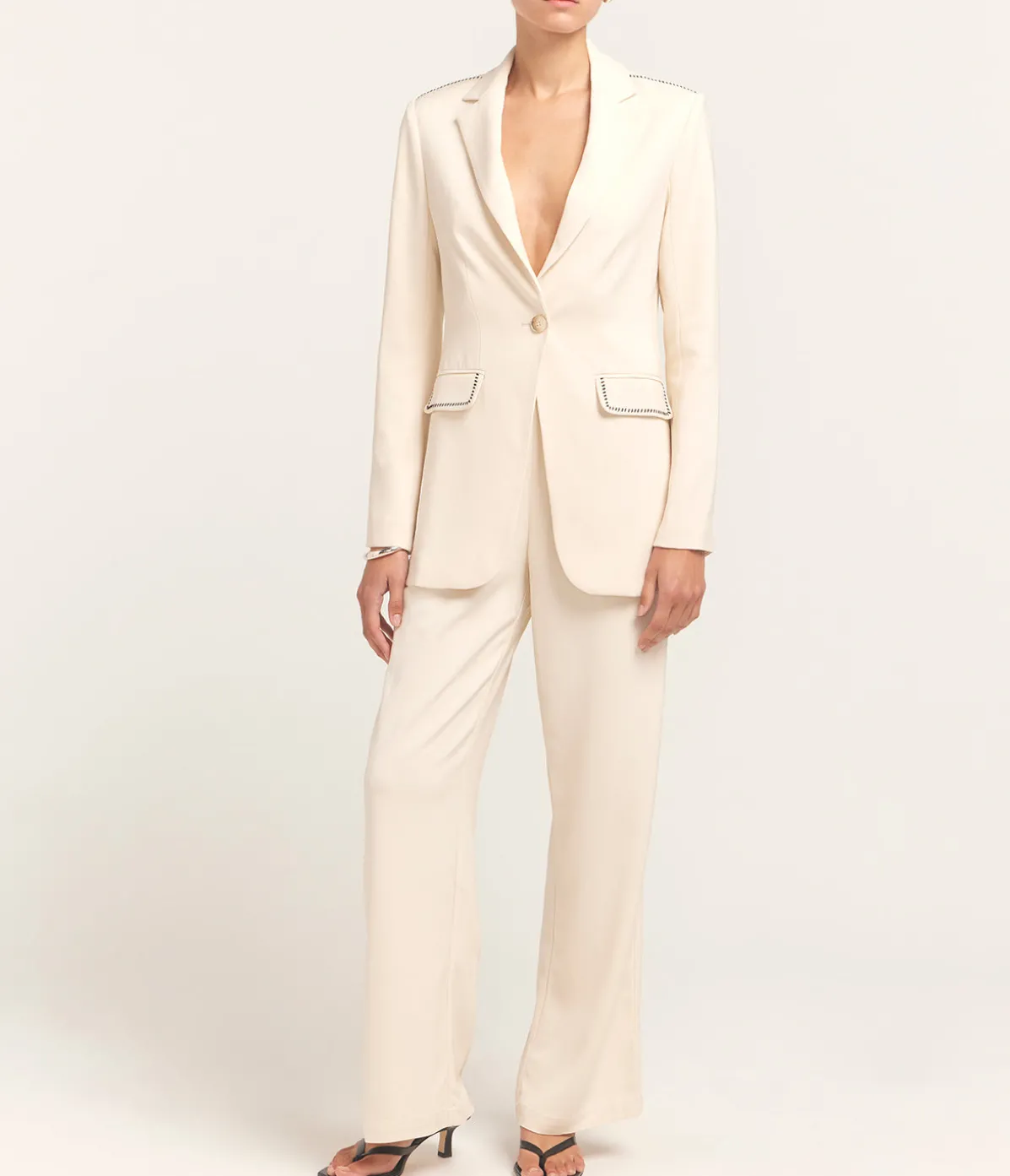 The Harlow Blazer In Clay