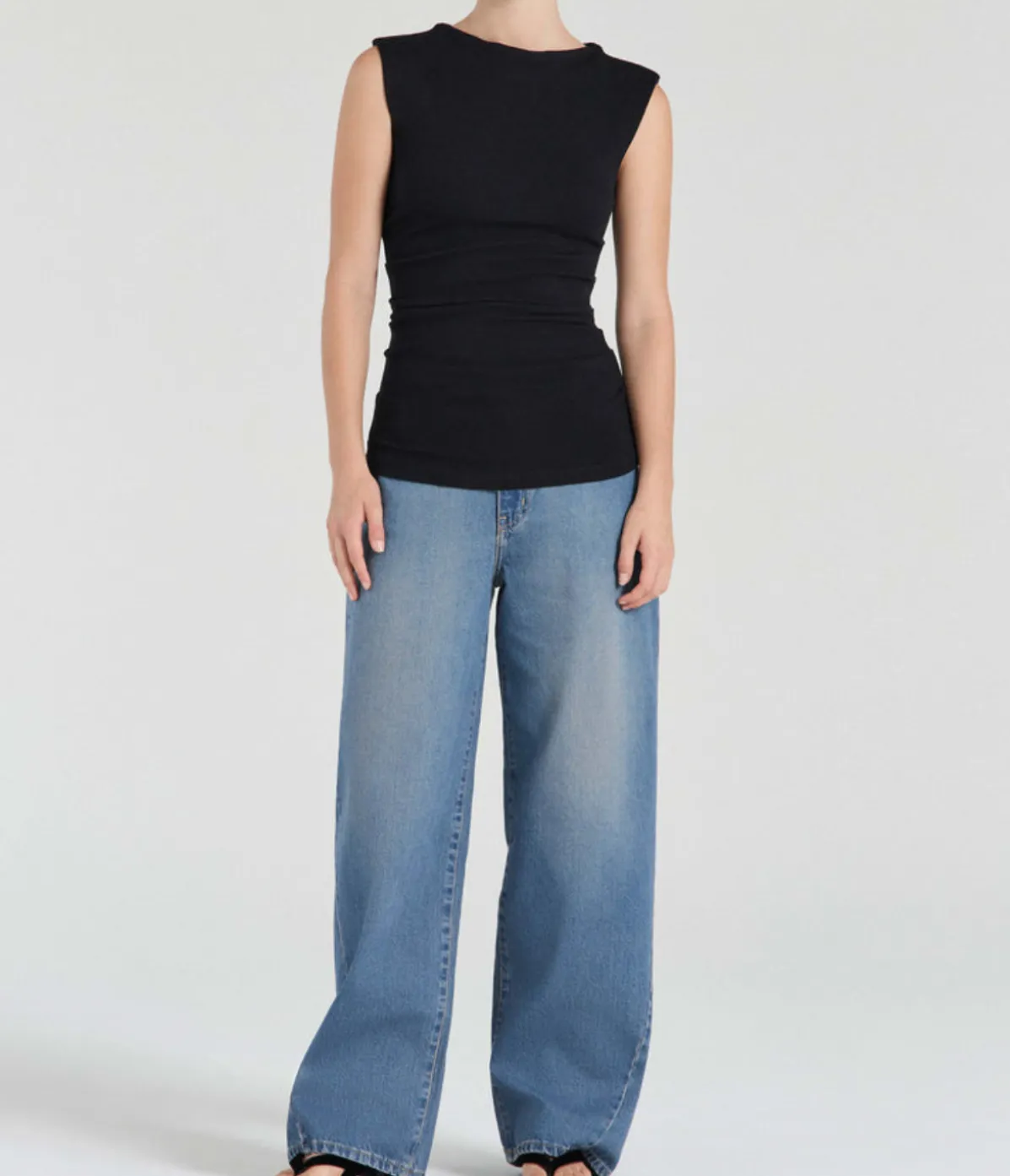 The Harlow Top In Black