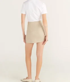 The Martine Mini Skirt In Sage