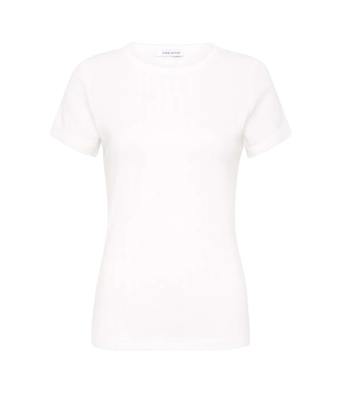 The Pointelle Tee In White