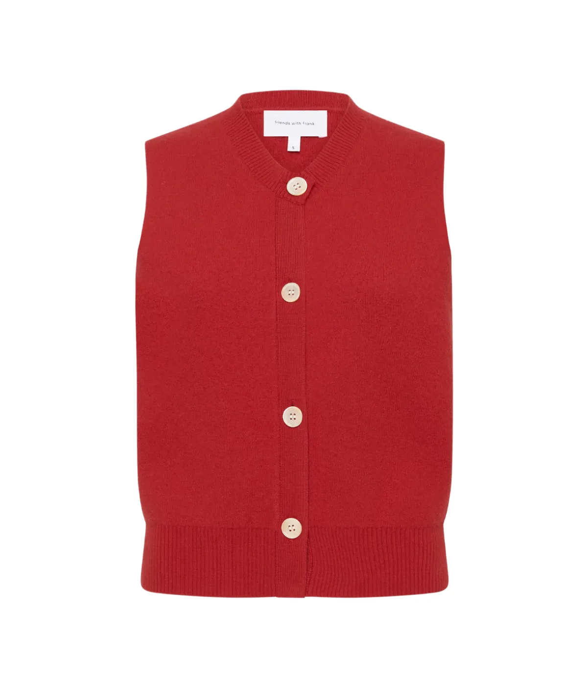 The Riley Vest In Red