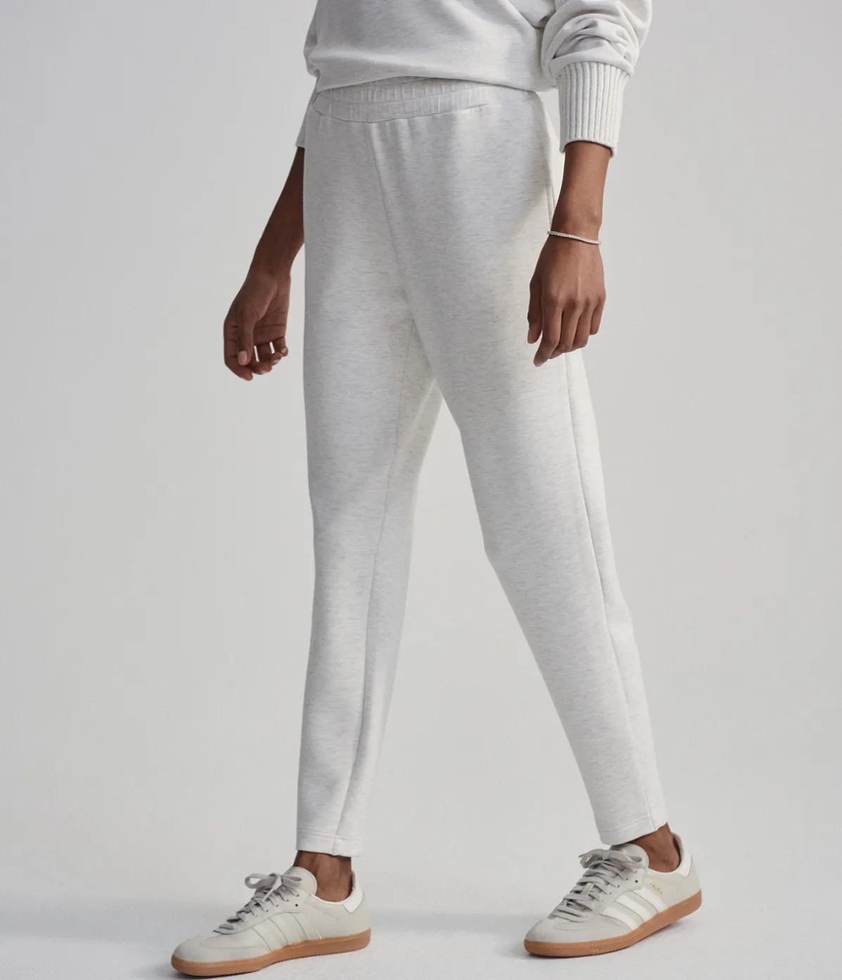 The Slim 25 Pant In Ivory Marle