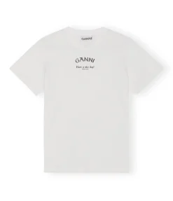 Thin Jersey Relaxed T-shirt In Bright White