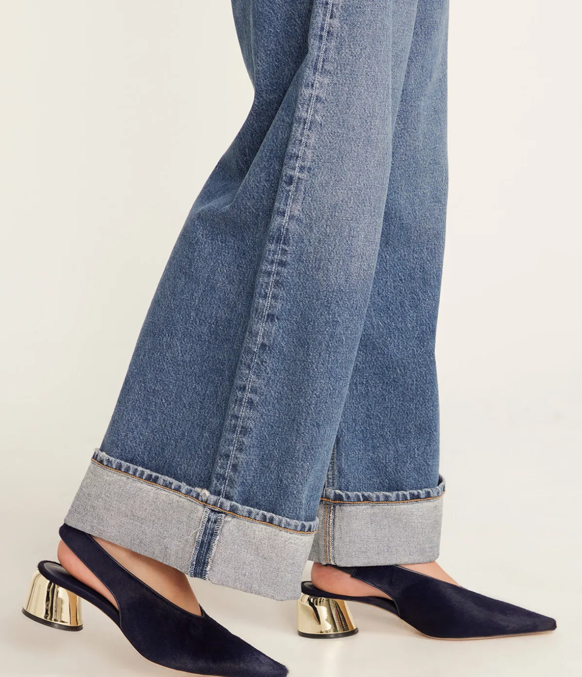 Toro Slingback Heel In Navy