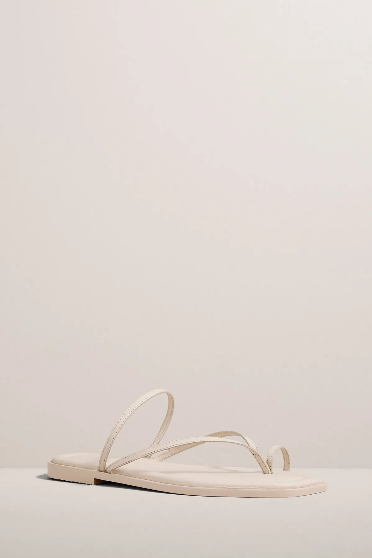 Turner Suede Sandal In Eggshell