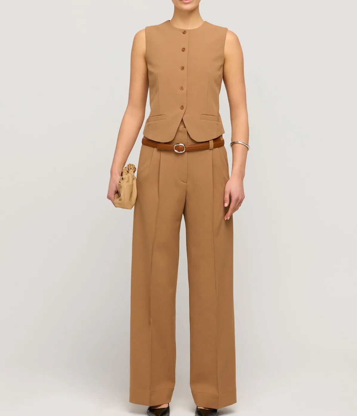 Ulla Tailored Trouser In Camel