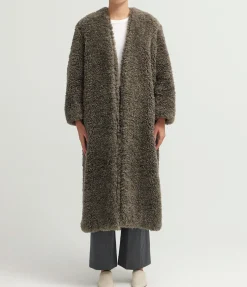 Valdes Coat In Petrol