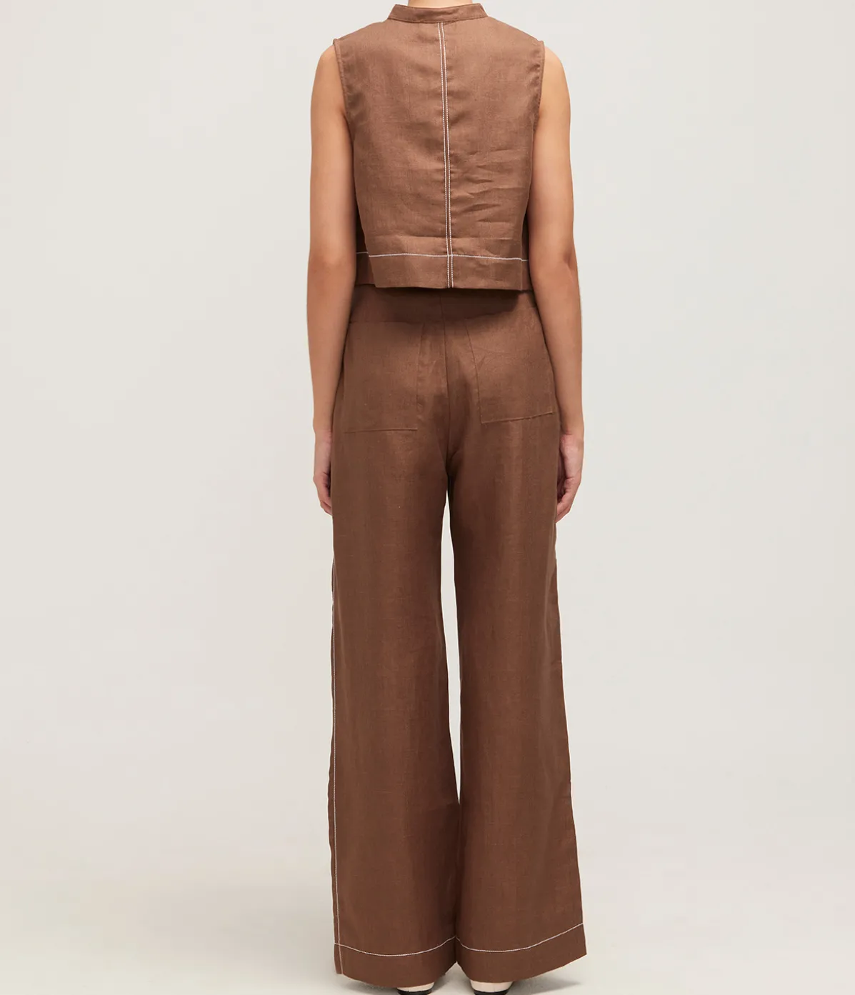 Varenna Utility Top In Cocoa