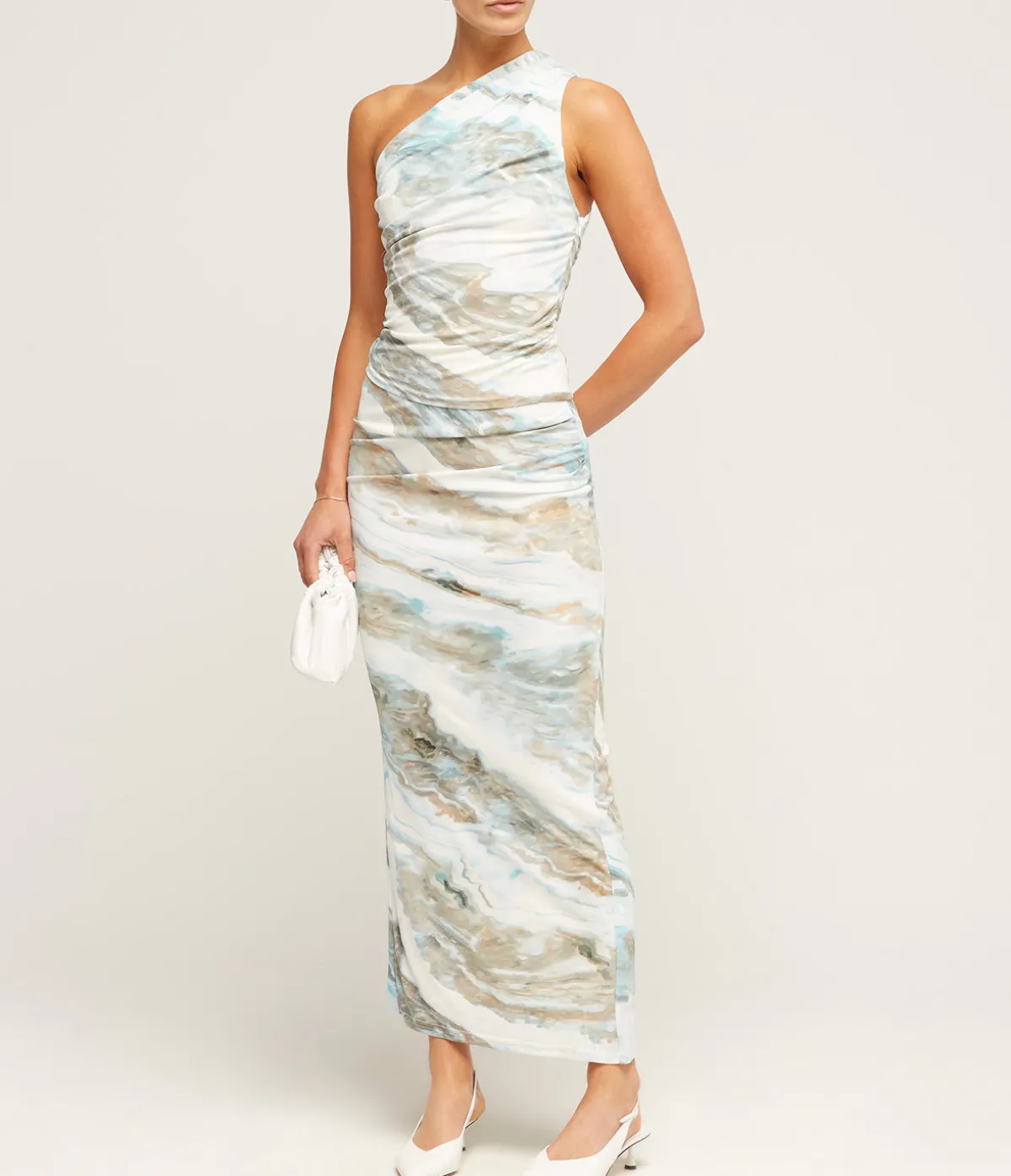 Vesper Fitted Skirt In Agate