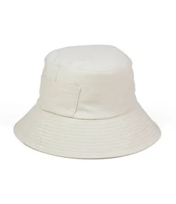 Wave Bucket Hat In Beige