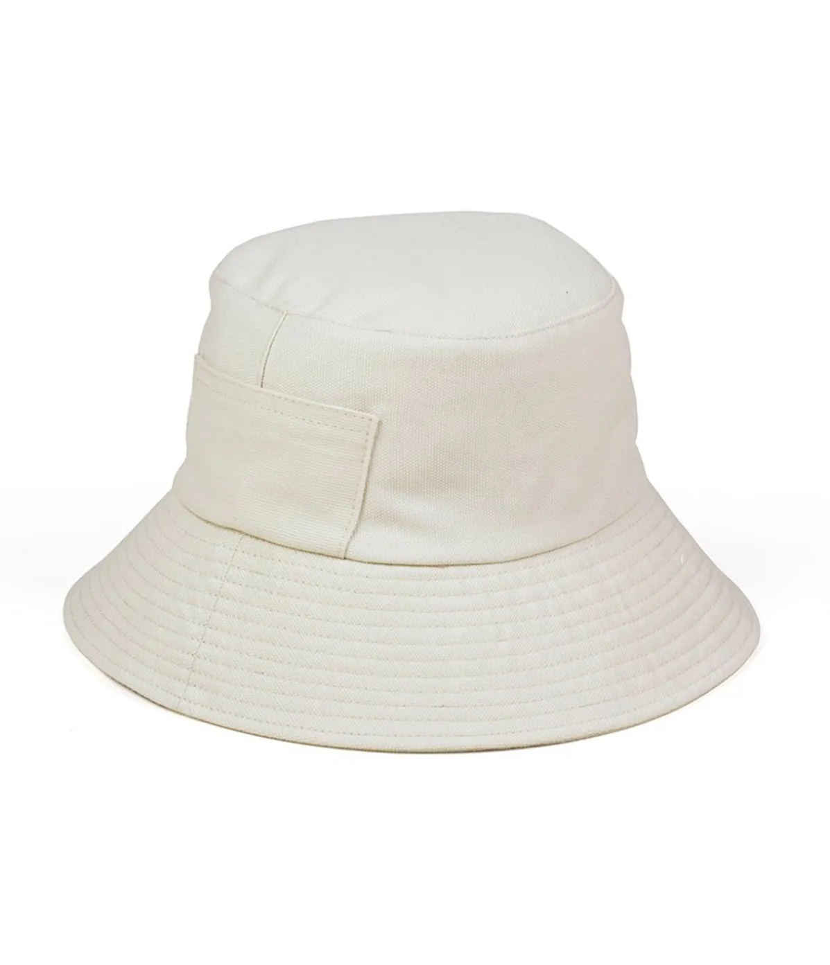Wave Bucket Hat In Beige