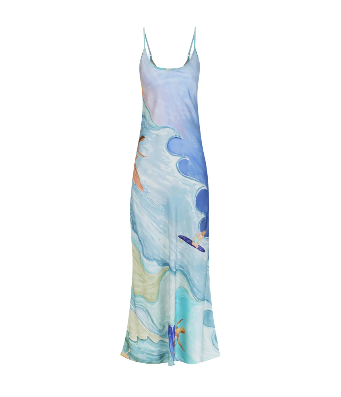 Wessex Slip Dress In Apres Surf